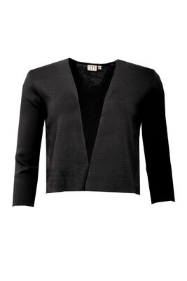 STI lyhyt musta neuletakki