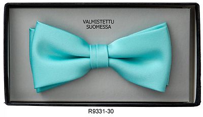 Matex mintun värinen rusetti ja taskuliina