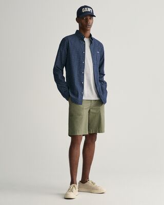 Gant tummansininen slim fit kauluspaita