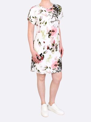 Lea H kukkakuosinen t-paitamekko