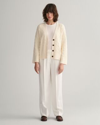 Gant luonnonvalkoinen neuletakki