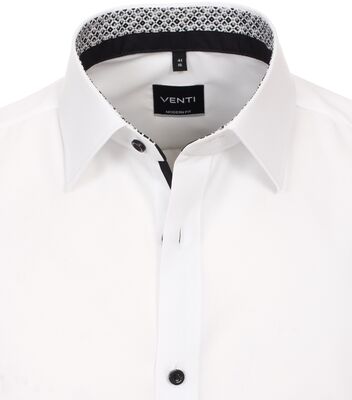 Venti valkoinen modern fit kauluspaita