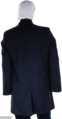 Bugatti tummansininen istuvan mallinen villakangastakki