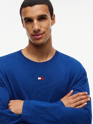 Tommy Hilfiger sininen pitkähihainen T-paita