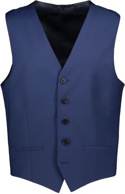 Turo sininen slim fit liivi puvulle