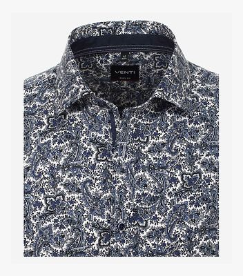 Venti sinivalkoinen body fit paita