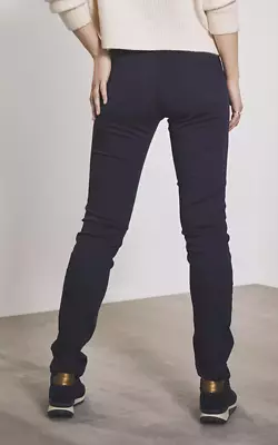 Parami celine asky tummansiniset kapealinjaiset housut