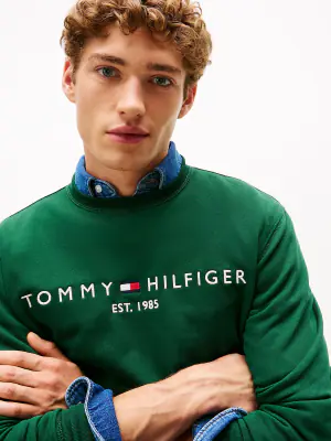 Tommy Hilfiger vihreä collegepusero