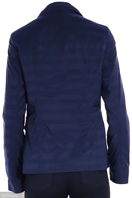 Lebek tummansininen vuorellinen kevättakki