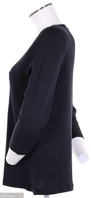 Signaturen musta T-paita puolipitkällä hihalla