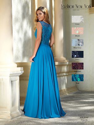 Fashion new york turkoosi juhlapuku