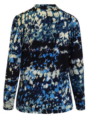 Signature kuviollinen pitkähihainen trikoopusero