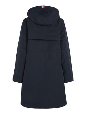 Tommy Hilfiger tummansininen parkatakki