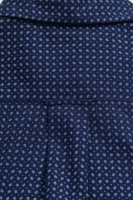 Gant tummansininen kuviollinen regular fit kauluspaita