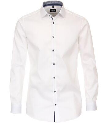 Venti body fit valkoinen kauluspaita