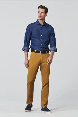 Meyer okranväriset chinot