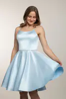 Zazabella vaaleansininen juhlamekko