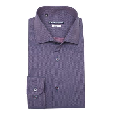 Petrifun  lila normal fit kauluspaita