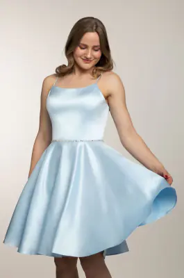 Zazabella vaaleansininen juhlamekko