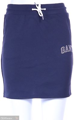 Tummansininen Gantin college hame kuminauha vyötäröllä