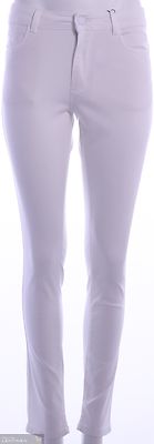 Joustava valkoinen slim fit farkku paramilta