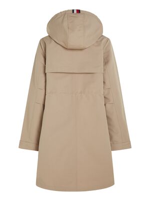 Tommy Hilfiger beigen sävyinen parkatakki