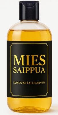 Mies saippua jotain mitä jokainen mies tarvitsee