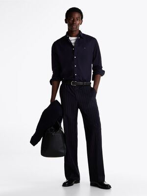 Tommy Hilfiger tummansininen regular fit kauluspaita