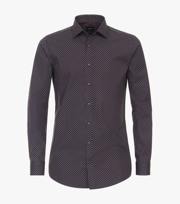 Venti kuviollinen kauluspaita body fit mitoituksella