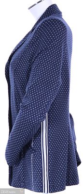 Tummansininen kuviollinen vuoriton Lebekin jakku