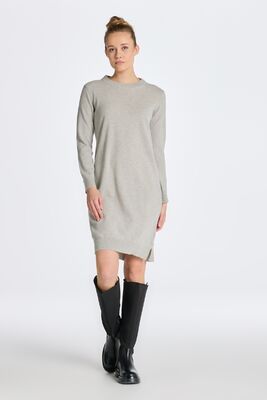 Gant vaaleanharmaa villaneule mekko