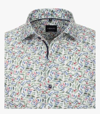 Venti kuviollinen lyhythihainen paita modern fit mitoituksella