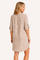 Lea H beige raidallinen paitamekko