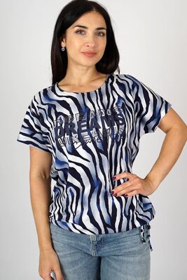 M.X.O sininen kuviollinen triopusero