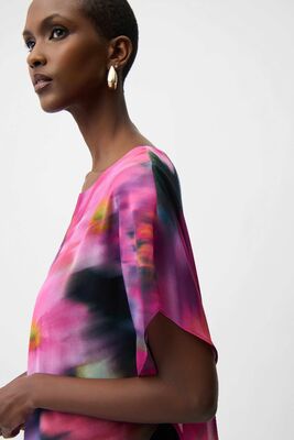 Joseph Ribkoff fuksian ja violetin sävyinen juhlava yläosa