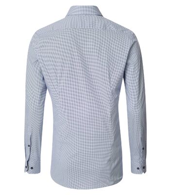 Venti vaalea body fit kauluspaita pienillä pilkuilla