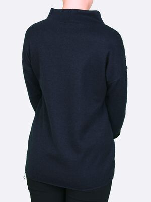 Fashion Lea H tummansininen neuletunika