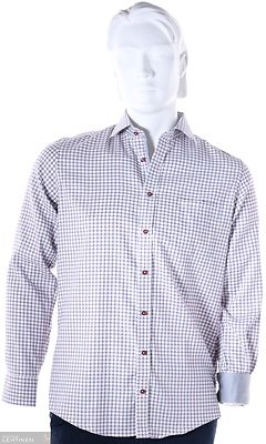 Casamoda modern fit ruudullien kauluspaita