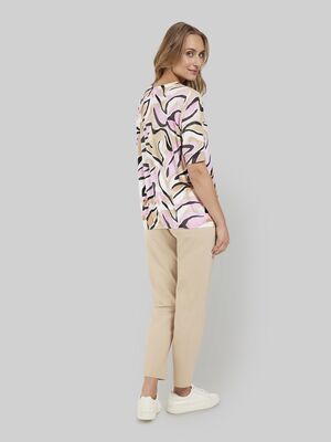 Signature lyhythihainen trikoopusero