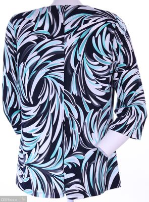 Shenina kotimainen turkoosin sävyinen juhlava pusero