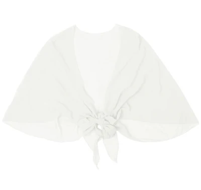 Lasersson luonnonvalkoinen hartiahuivi