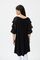 Joseph Ribkoff musta tunika sifonki hihoilla