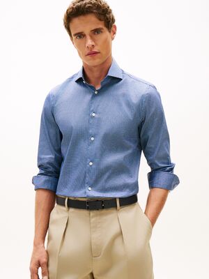 Tommy Hilfiger sininen slim fit paita