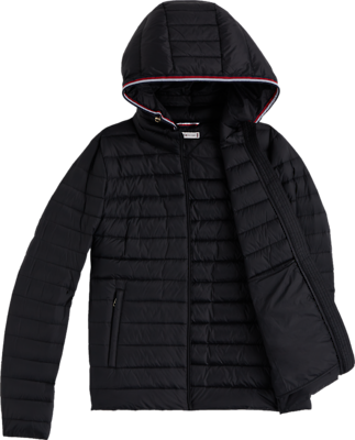 Tommy hilfiger musta untuvatakki