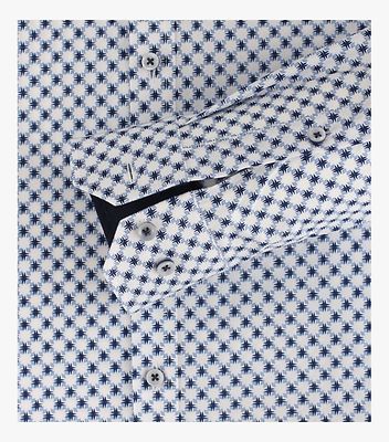 Venti sinikuvioinen slimfit paita