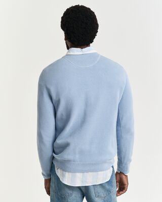 Gant vaaleansininen puuvillaneule