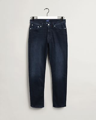 Gant tummansininen slim fit farkku