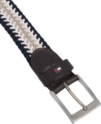 Tommy Hilfiger sini/beige/valkoinen joustava vyö