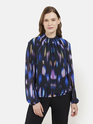 Signature värikäs sifonki pusero