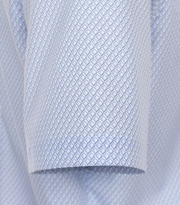 Venti sinikuvioinen lyhythihainen modern fit kauluspaita